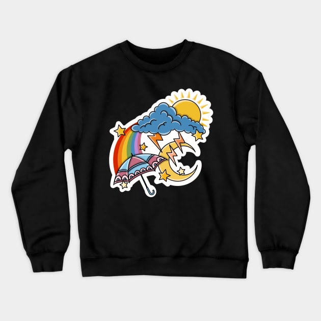 WEATHER Crewneck Sweatshirt by astroashleeart